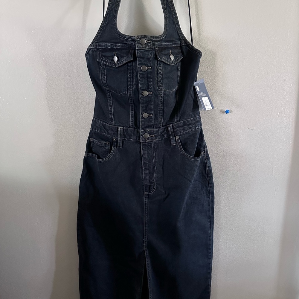 Universal Thread Denim Backless Dress